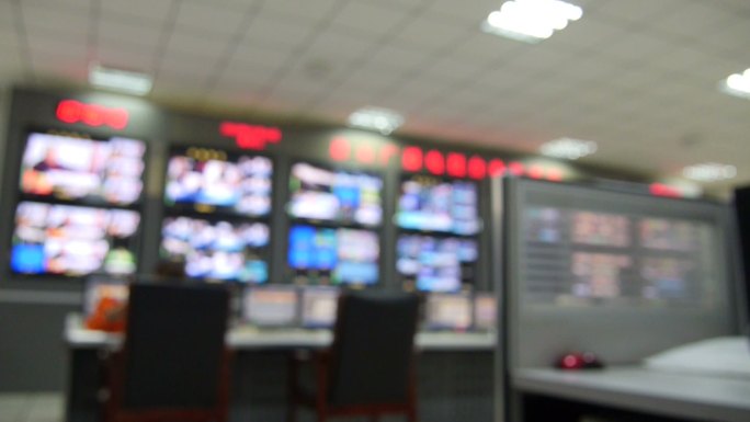 电视设备控制室