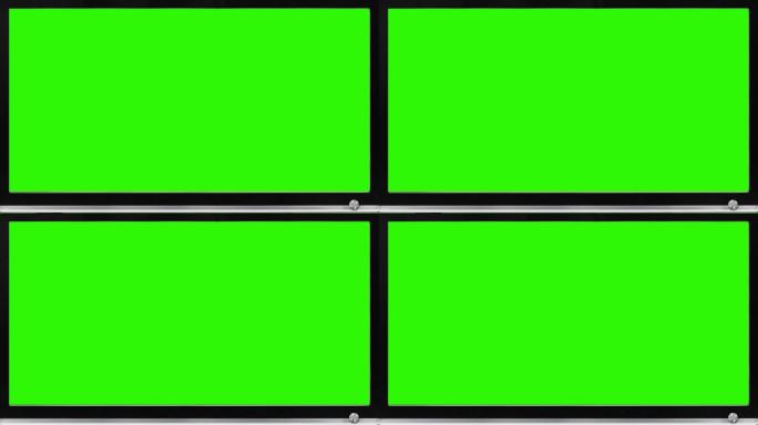 电脑电视绿屏抠像素材