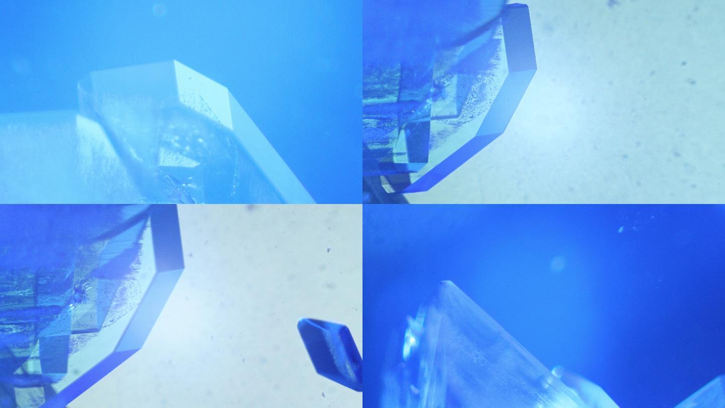 结晶硫酸铜物理冰晶物质结构水晶蓝晶