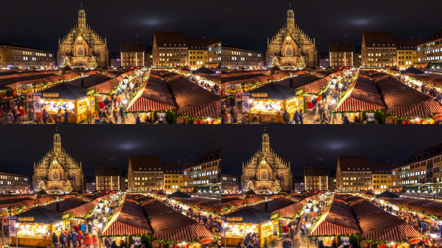 纽伦堡圣诞节市场。