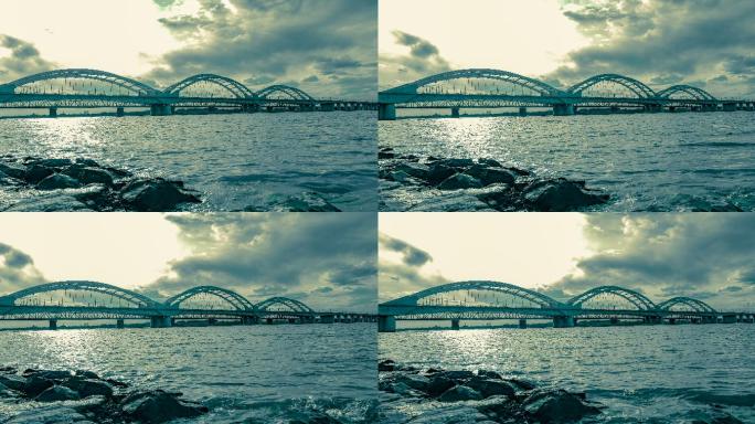 哈尔滨新铁路桥延时视频