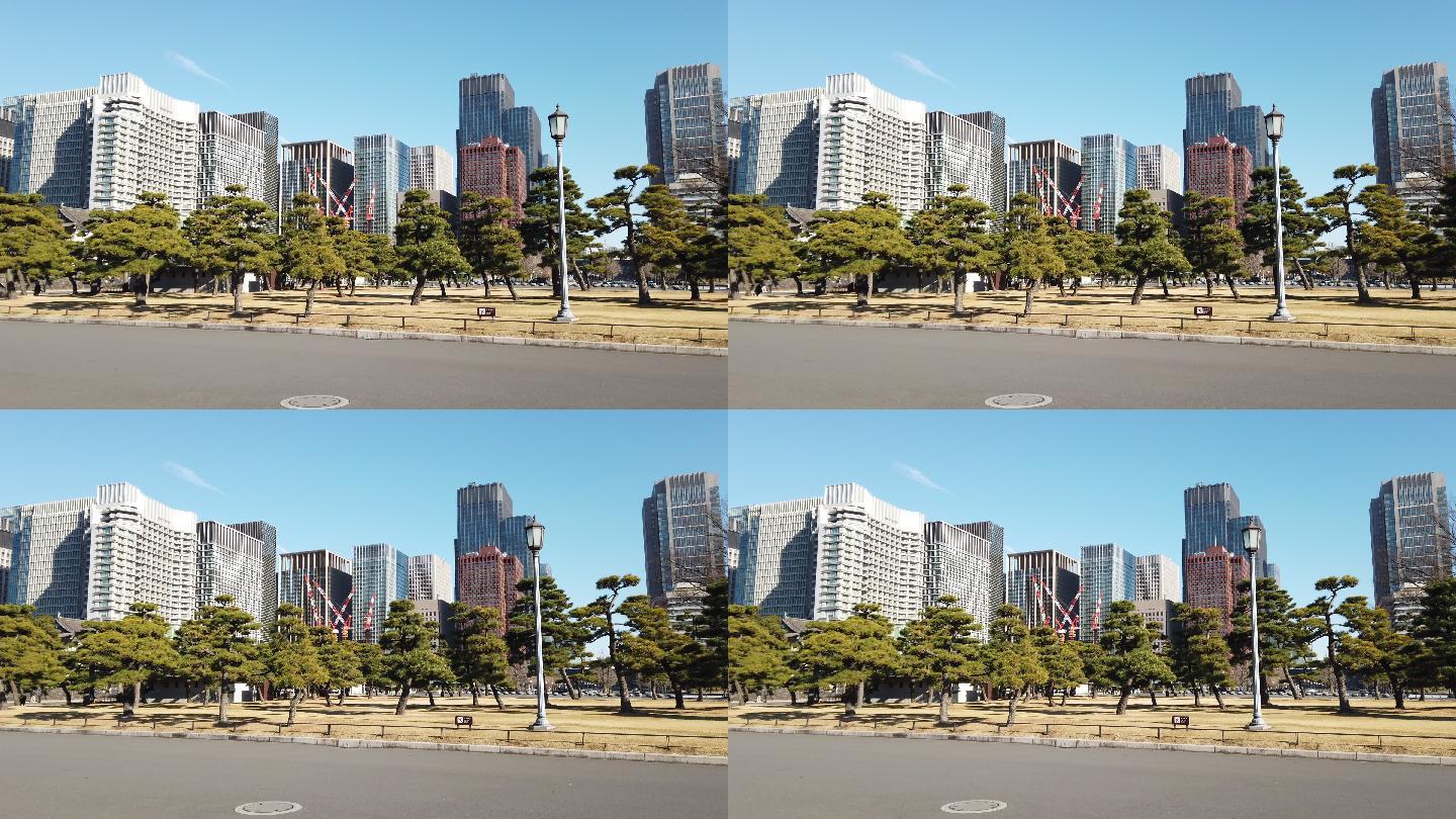 日本东京城市景观地标4K