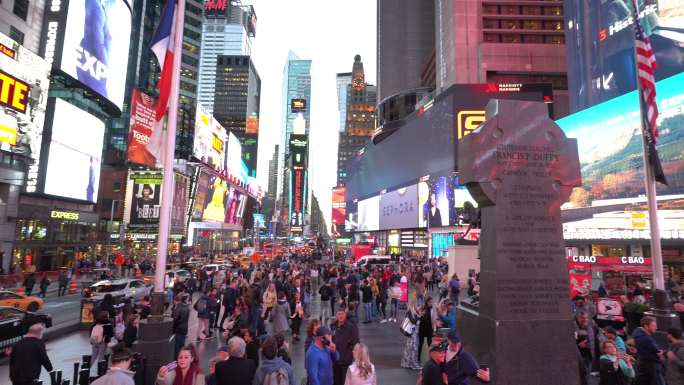 美国纽约曼哈顿时代广场