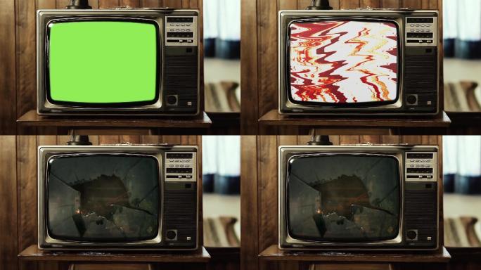 旧电视机爆炸了