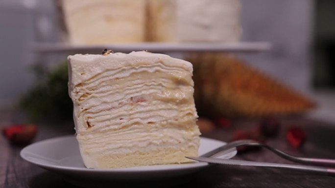 千层蛋糕奶油蛋糕榴莲蛋糕(2)