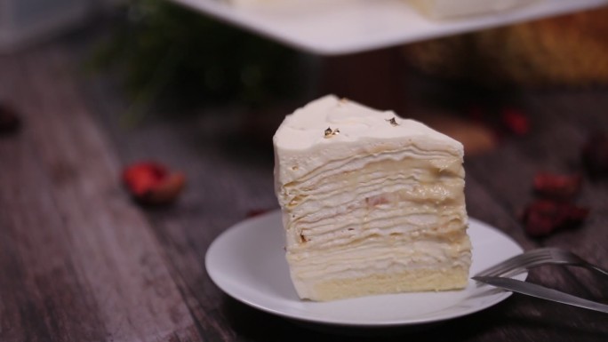 千层蛋糕奶油蛋糕榴莲蛋糕(3)