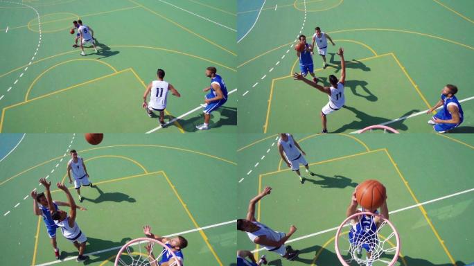 篮球动作超级慢镜头