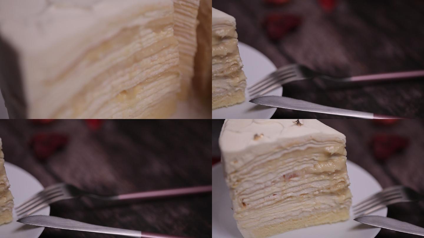 千层蛋糕奶油蛋糕榴莲蛋糕(4)