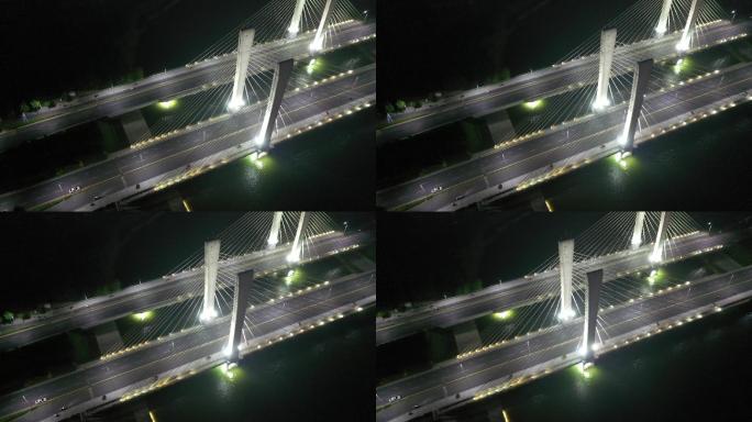 郑州北三环跨河大桥上方俯拍