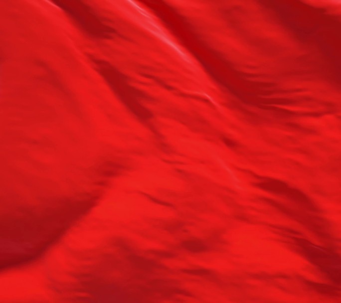 红绸飘扬
