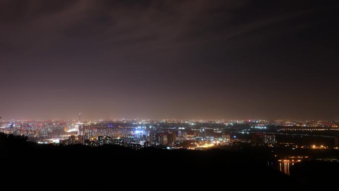 成都龙泉山夜景延时4K