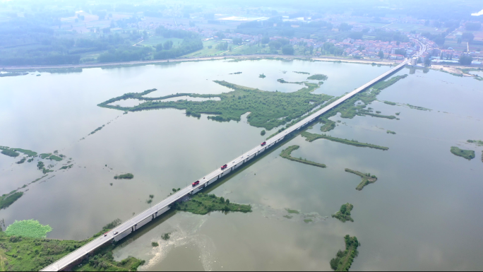 【4K】老河口光化汉江大桥航拍