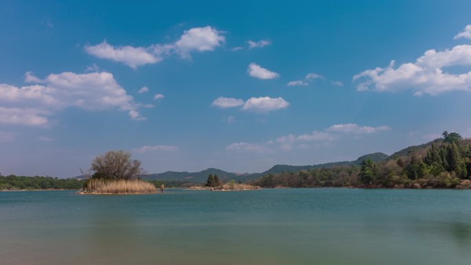 【正版素材】云南昆明石林长湖风景区