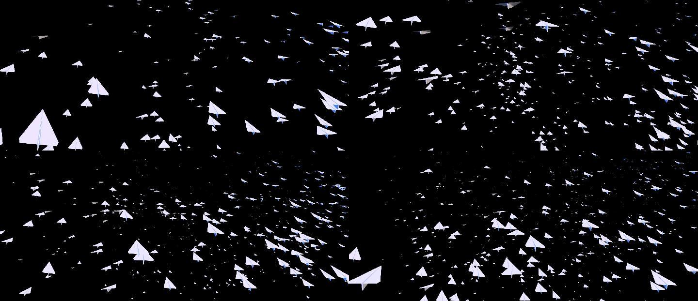 纸飞机视频素材