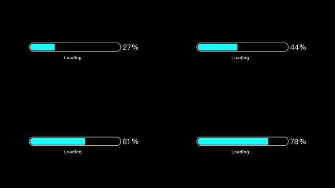 加载等待进度条4K60帧超清