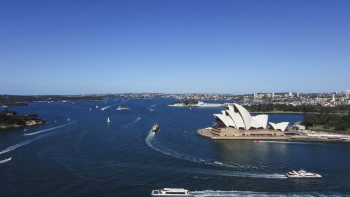 延迟拍摄澳大利亚悉尼大桥