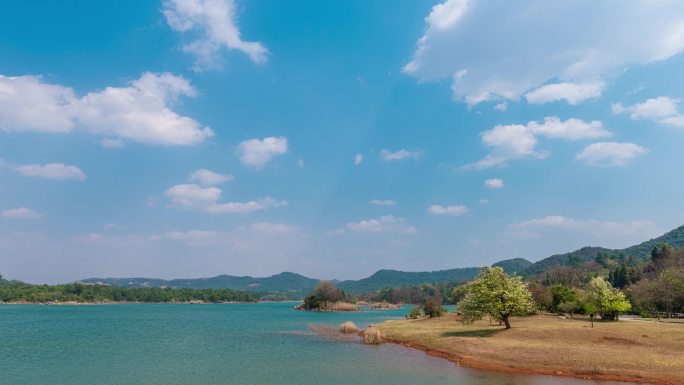 【正版素材】云南昆明石林长湖风景区