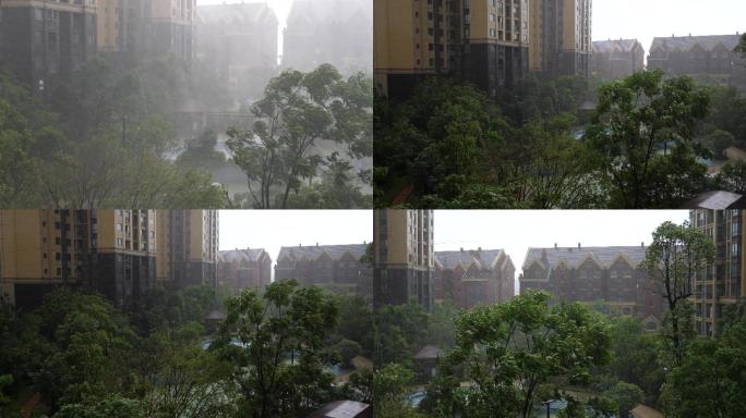 小区暴雨