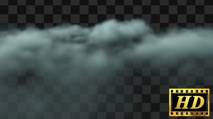 蓝色云雾云层云海云烟A73C