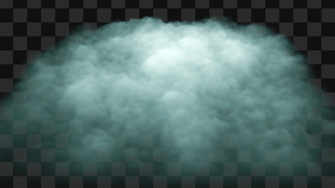 一分钟翻滚蓝色云雾云海云朵A93C