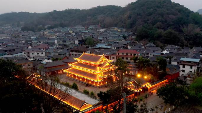 超清孟连总佛寺夜景合集