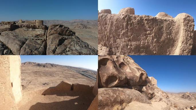 4K航拍骆驼圈子古城2