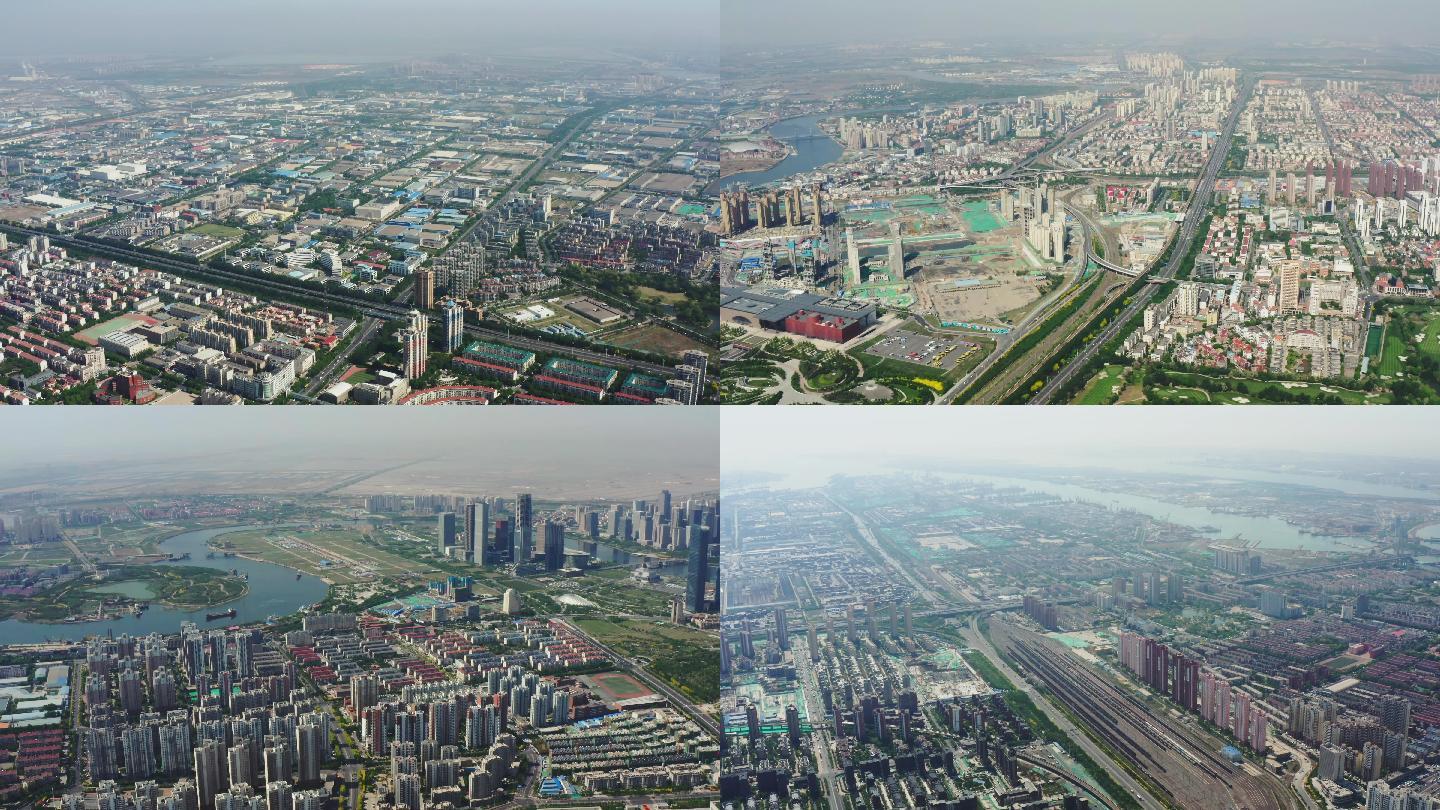 天津滨海新区360°全景航拍