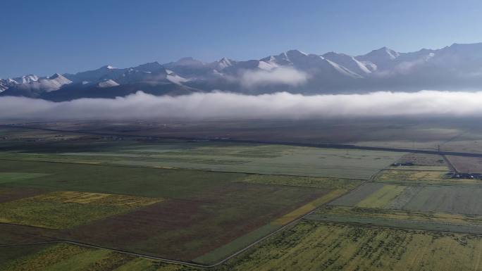 4K航拍青海门源平流云3