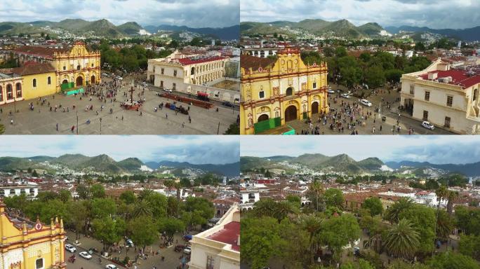 墨西哥鸟瞰图大教堂