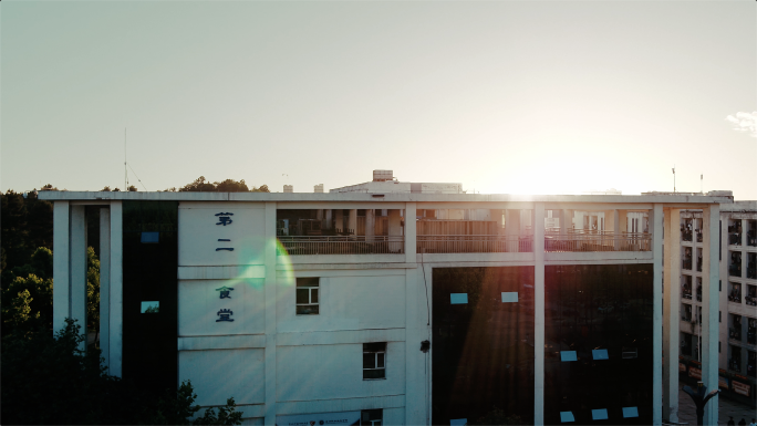 4k贵州校园食堂学生宿舍校园场景航怕
