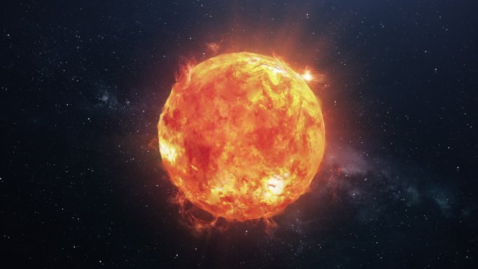 能量火球太阳黑子科幻宇宙恒星发光