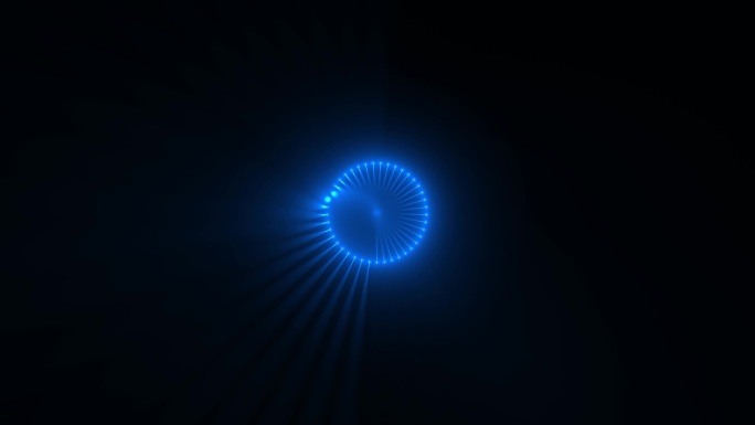 4K圆环光线圆圈灯光摇摆无缝循环