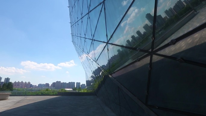 城市倒影玻璃幕墙 视频 素材