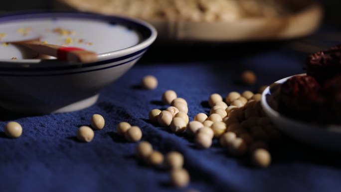 豆浆豆奶营养食品早餐饮品中国美食文化