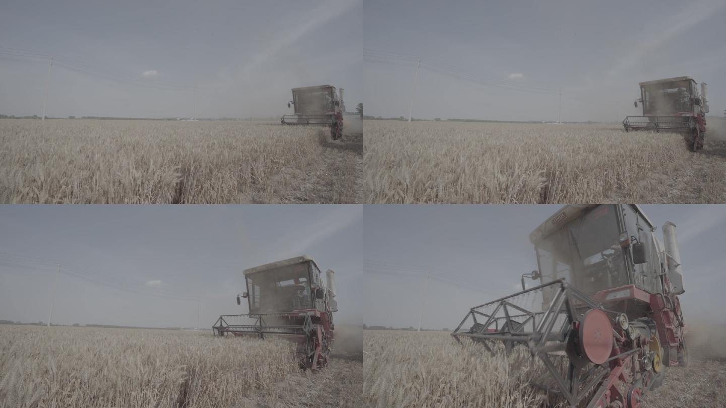农业小麦收割机