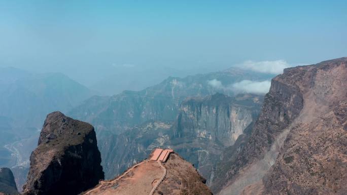 云南昭通昭阳区大山包景区航拍4K