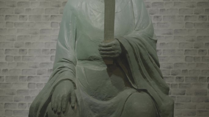 西安杜公祠杜甫塑像雕像