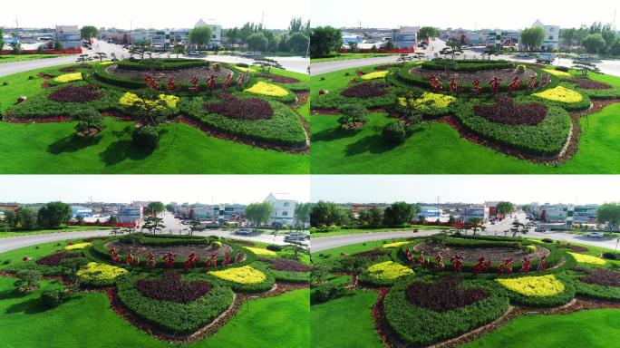 乌审旗转盘地标建筑