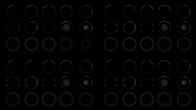 高科技圆环按钮视动态元素V3