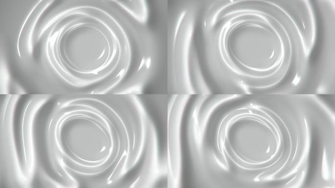 白色液体抽象运动背景