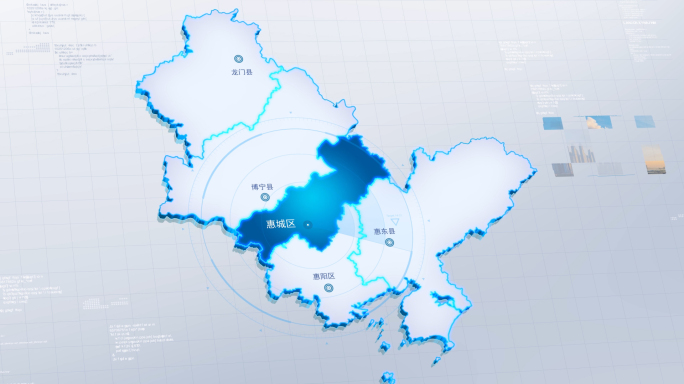 【惠州地图】两款蓝白图文科技定位