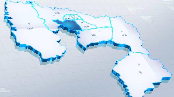 【安阳地图】科技图文地域辐射