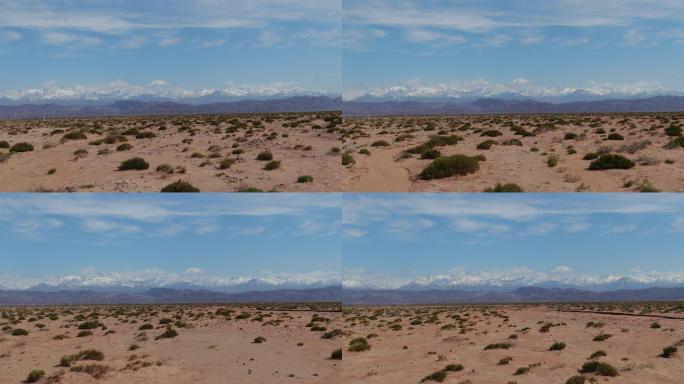 新疆南疆天山戈壁4K航拍