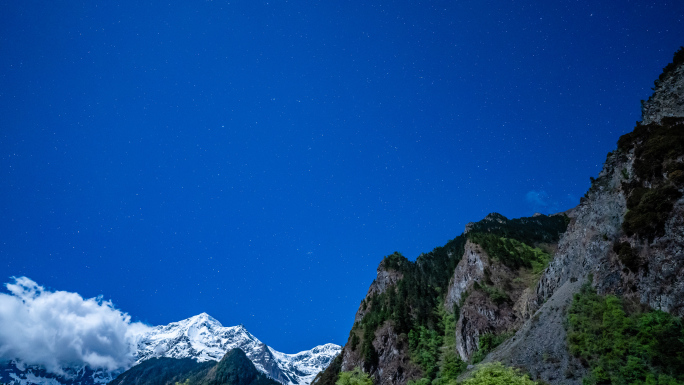 【4K】梅里雪山景区-夜景延时01