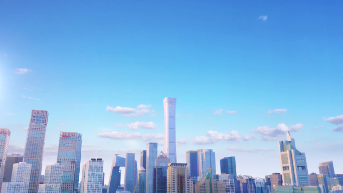 大气北京城市实拍4k