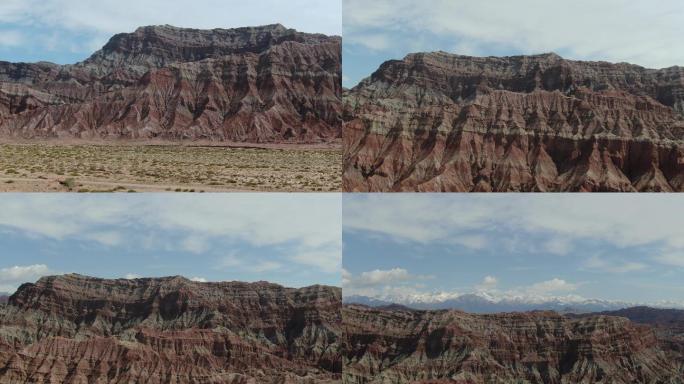 新疆天山大峡谷丹霞地貌4K航拍