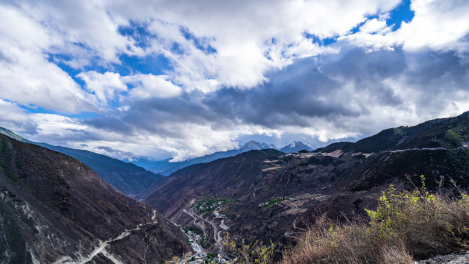 【4K】云南藏区山谷-日景延时02