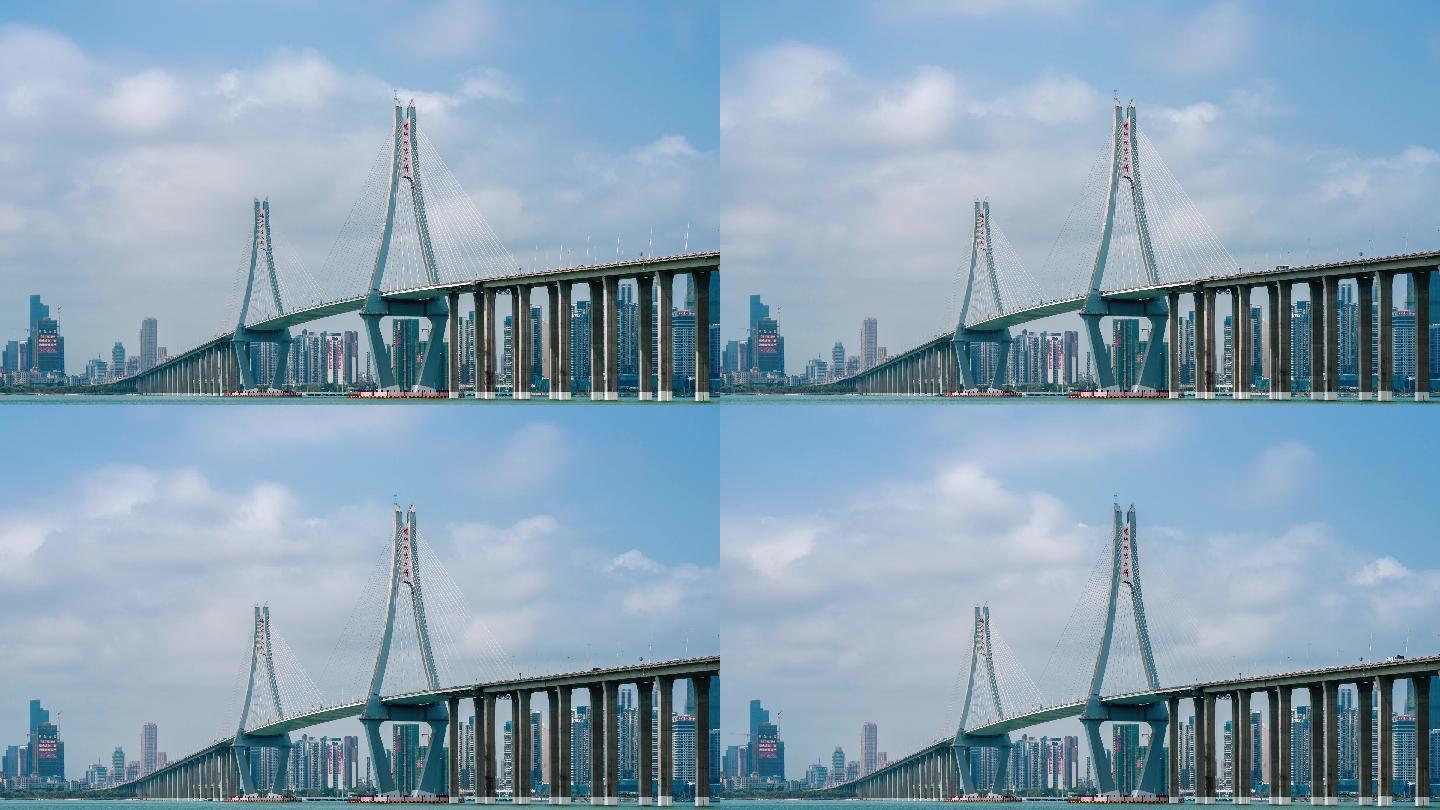 【正版素材】广东湛江海湾大桥