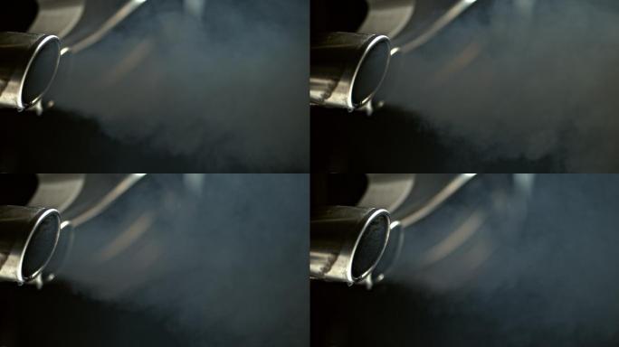 排气管冒出黑烟