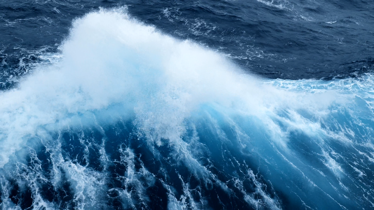 【4K】海浪-风浪-大海-波涛汹涌的海面